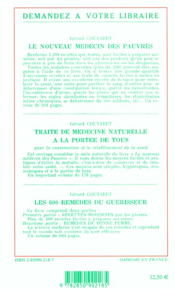 La guérison par l'argile (Gérard Coutaret)