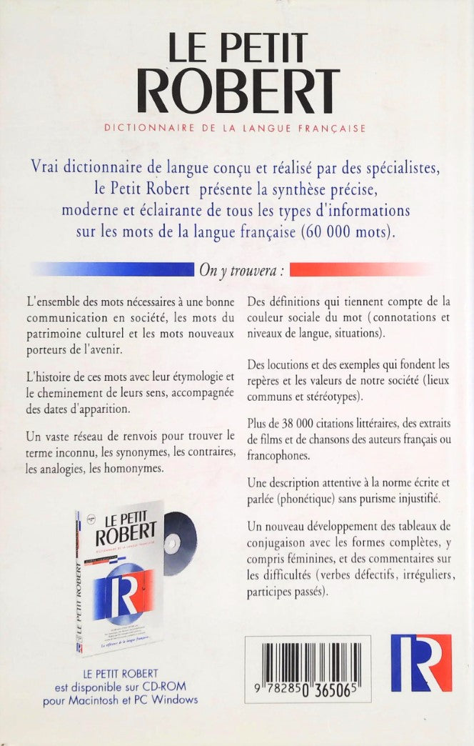 Livre Le Petit Robert - Collectif (Livre d'occasion) - ISBN 2850365068