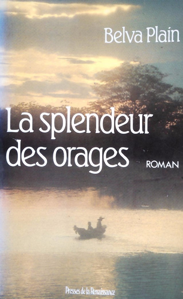 Livre La splendeur des orages - Belva Plain (Livre d'occasion) - ISBN 2856162606