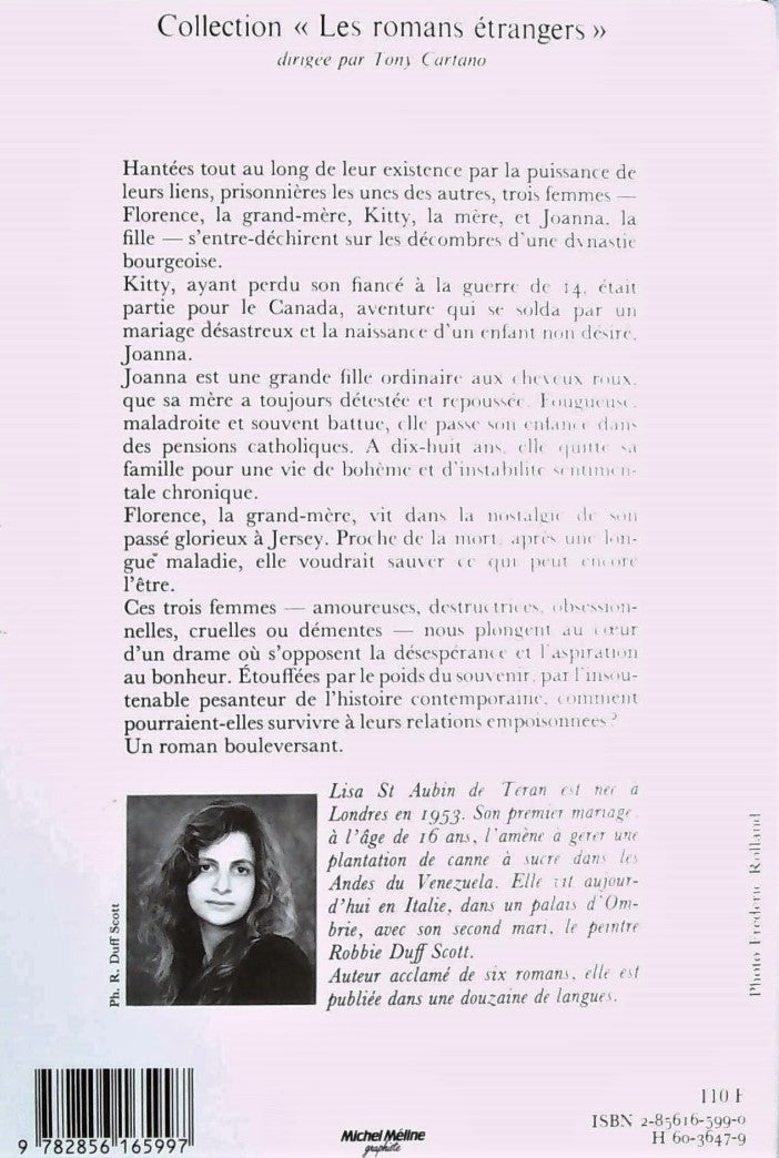 Livre Joanna - Lisa St-Aubin de Teran (Livre d'occasion) - ISBN 2856165990