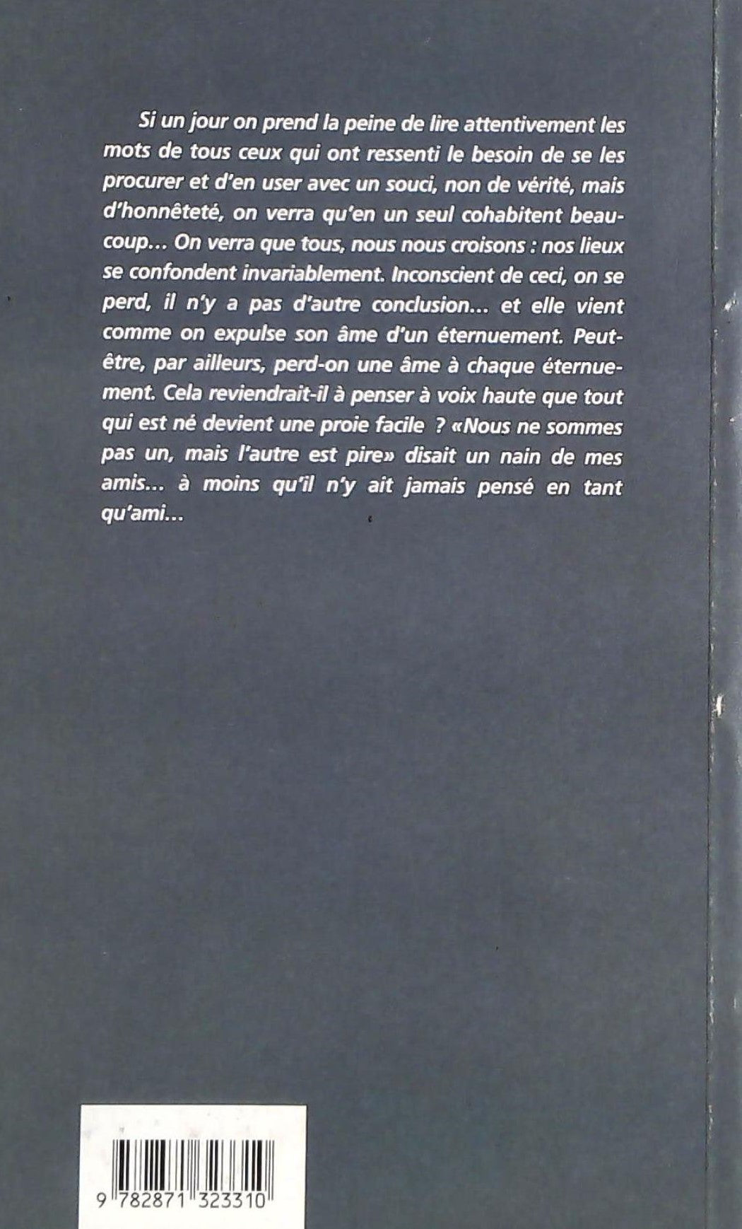 Livre aTCHoum! Fables et osselets - Otto Ganz (Livre d'occasion) - ISBN 2871323313