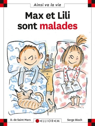Livre Max et Lili sont malades - Dominique De Saint Mars (Livre d'occasion) - ISBN 288445585X