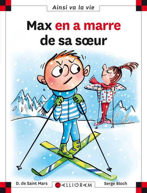 Livre Max en a marre de sa sœur - Dominique de Saint Mars (Livre d'occasion) - ISBN 2884807535