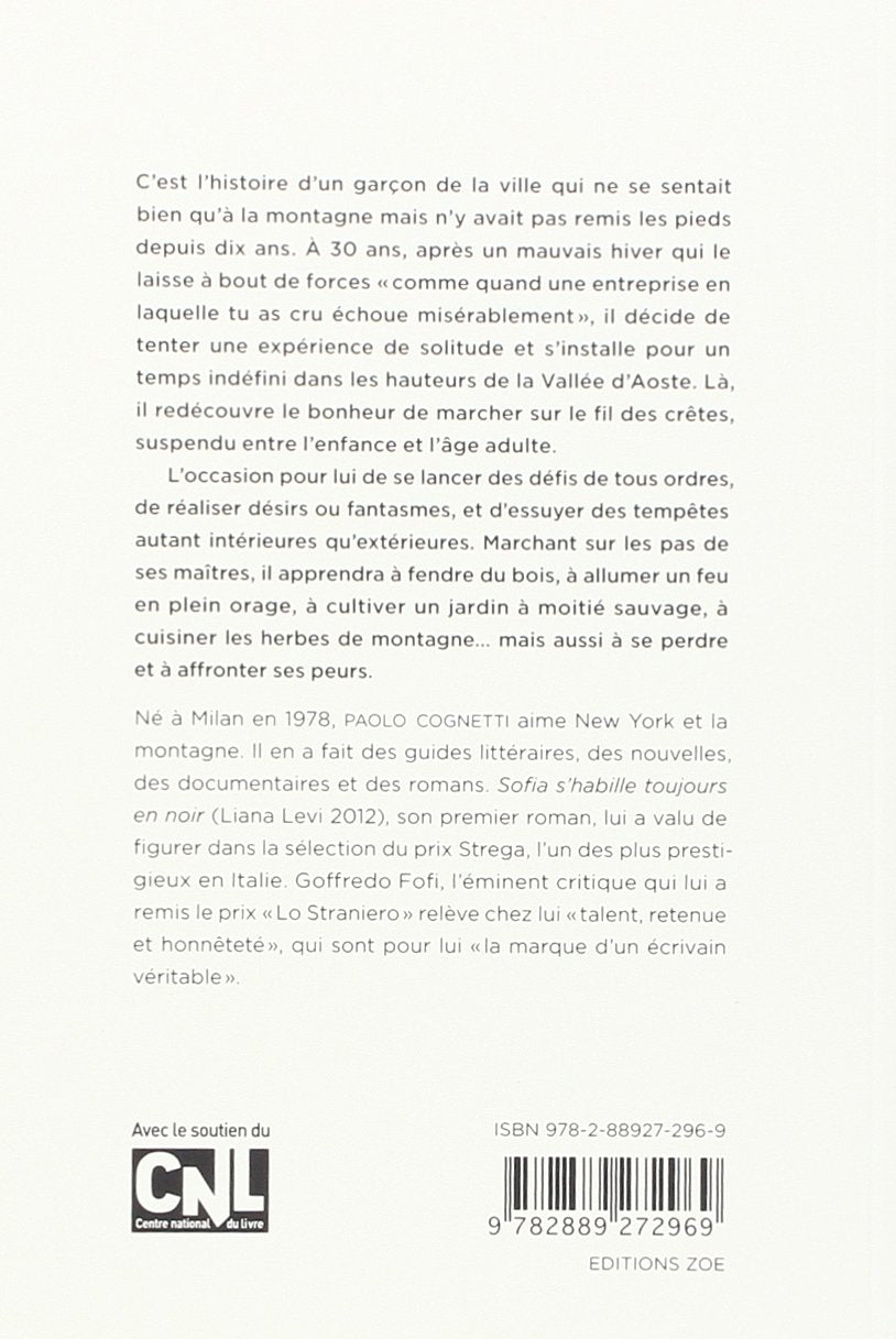 Livre Le garçon sauvage : Carnet de montagne - Paolo Congetti (Livre neuf)