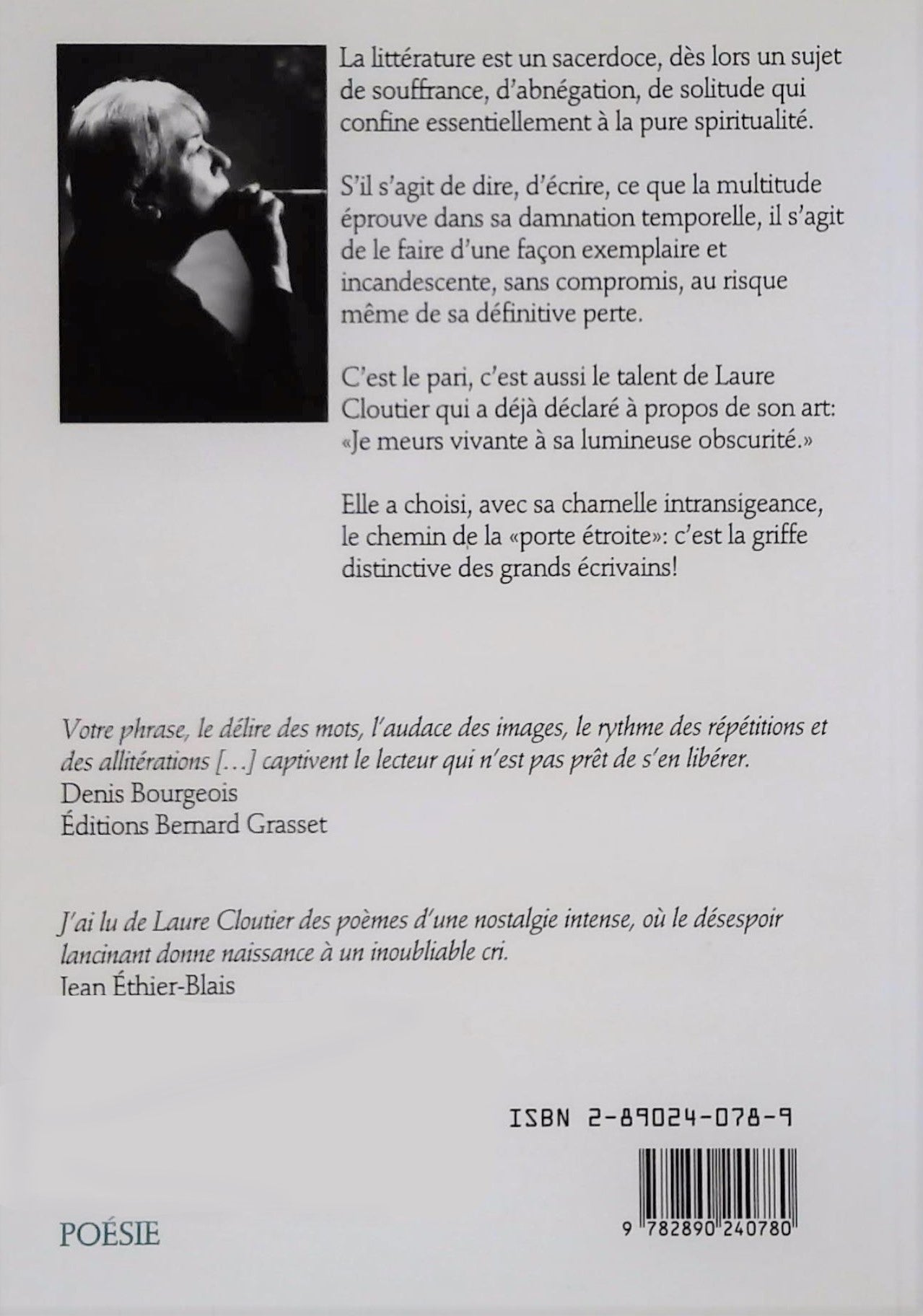 Livre Soûle de mots - Laure Cloutier (Livre d'occasion) - ISBN 2890240789