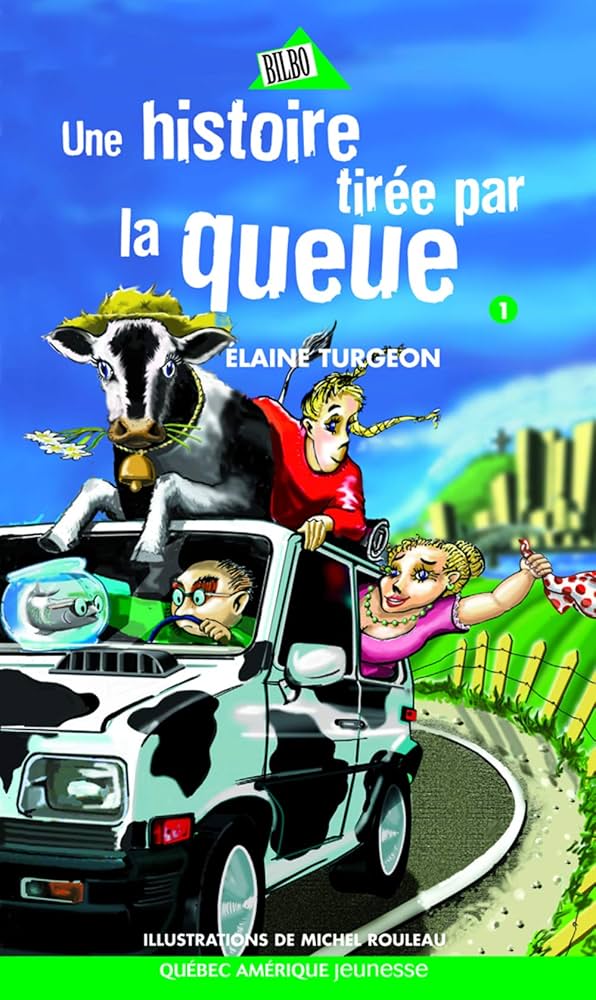 Livre Flavie #1 : Une histoire tirée par la queue - Elaine Turgeon (Livre d'occasion) - ISBN 2890...