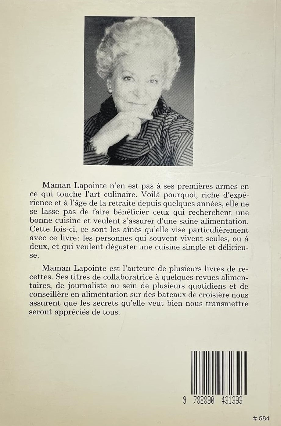 Livre La cuisine des aînés Maman Lapointe : Près de 150 recettes simples et délicieuses accom...
