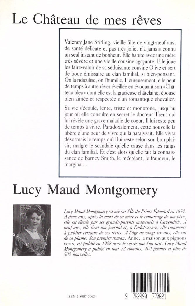 Livre Le château de mes rêves - Lucy-Maud Montgomery (Livre d'occasion) - ISBN 2890770621