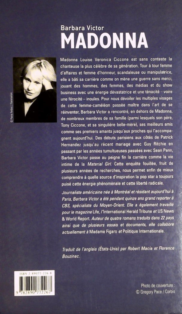 Livre Madonna - Barbaram Victor (Livre d'occasion) - ISBN 2890772268