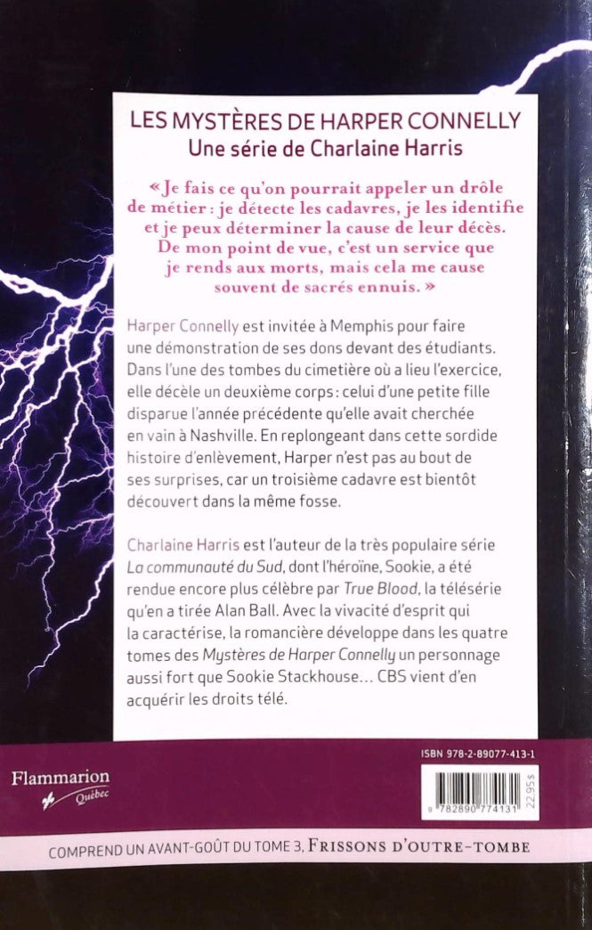 Livre Les mystères de Harper Connelly # 2 : Piège d'outre tombe (Charlaine Harris) (Livre...