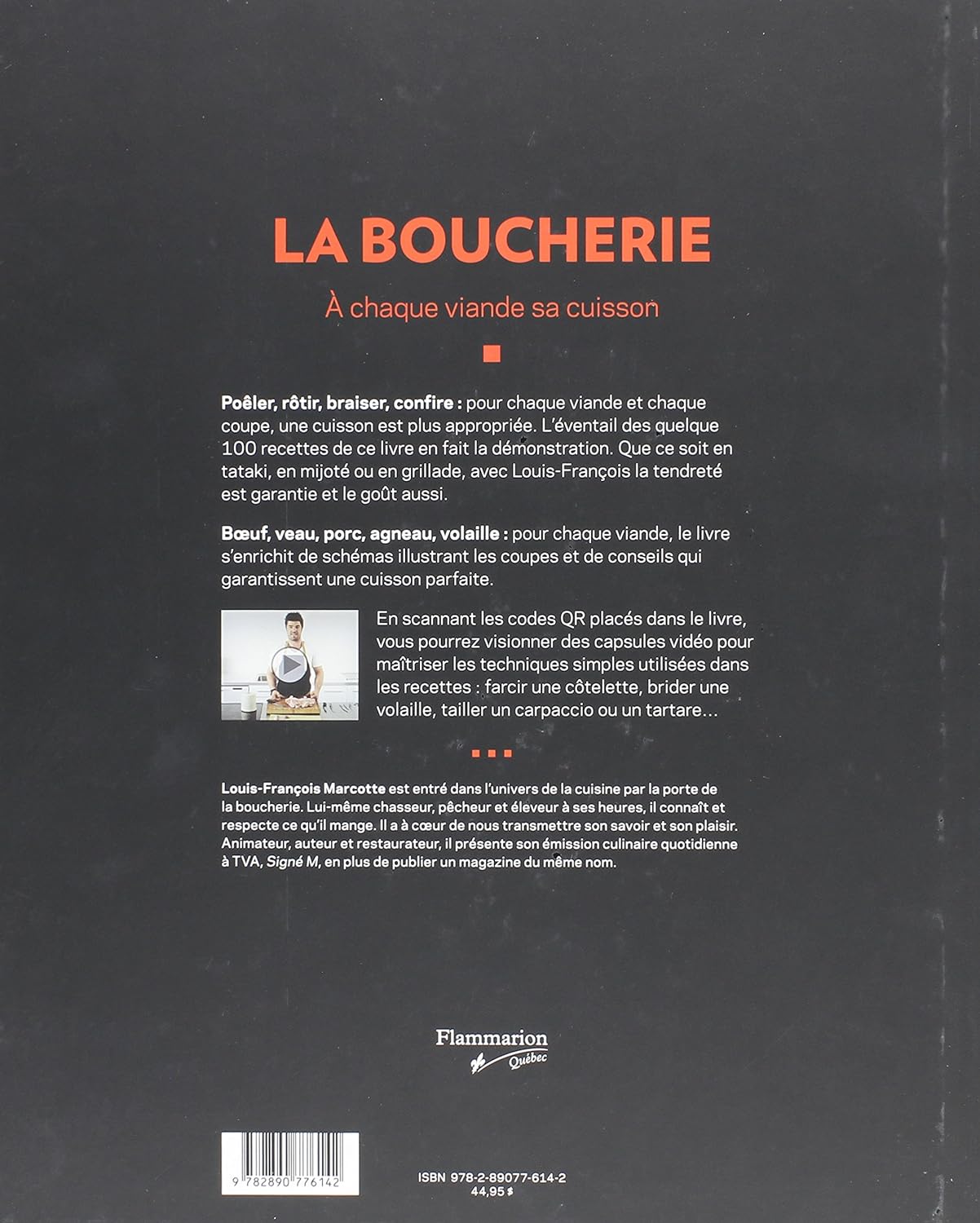 Livre La Boucherie : À chaque viande sa cuisson - Louis-Francois Marcotte (Livre d'occasion) - IS...