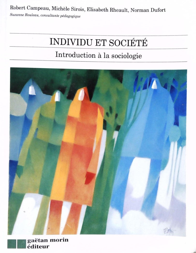 Livre ISBN 2891054822 Individu et société : Introduction à la sociologie