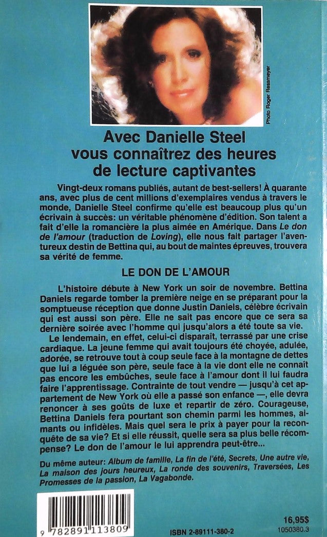 Livre Le don de l'amour - Danielle Steel (Livre d'occasion) - ISBN 2891113802