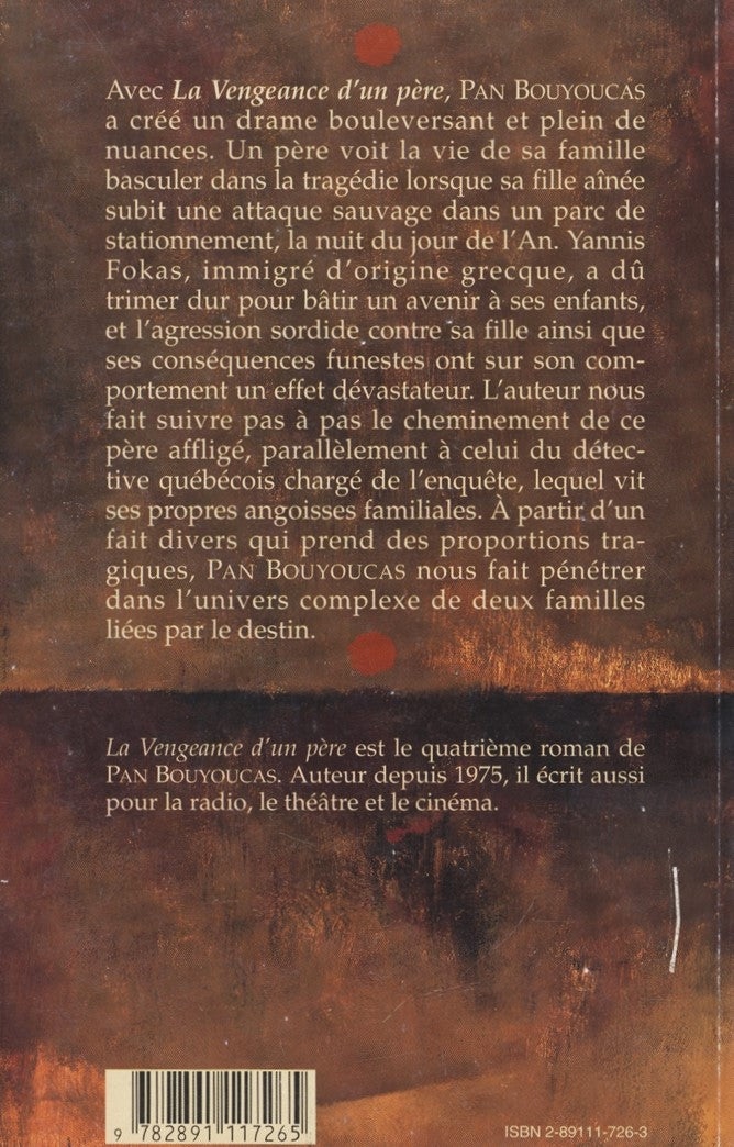 Livre La vengeance d'un père - Pan Bouyoucas (Livre d'occasion) - ISBN 2891117263