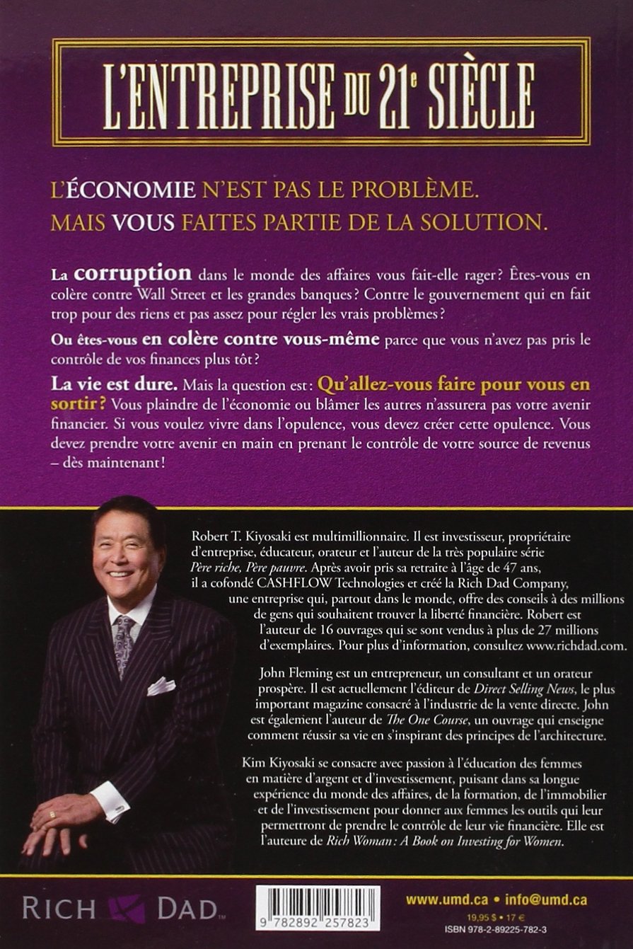 Livre L'entreprise du 21e siècle - Robert T.Kiyosaki (Livre d'occasion) - ISBN 2892257824