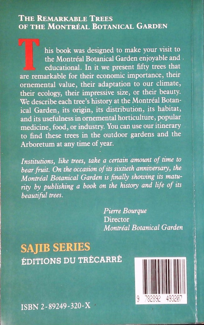 Livre The Remarkable Trees of the Montreal Botanical Garden - Marie-Fleurette Beaudoin (Livre d'o...