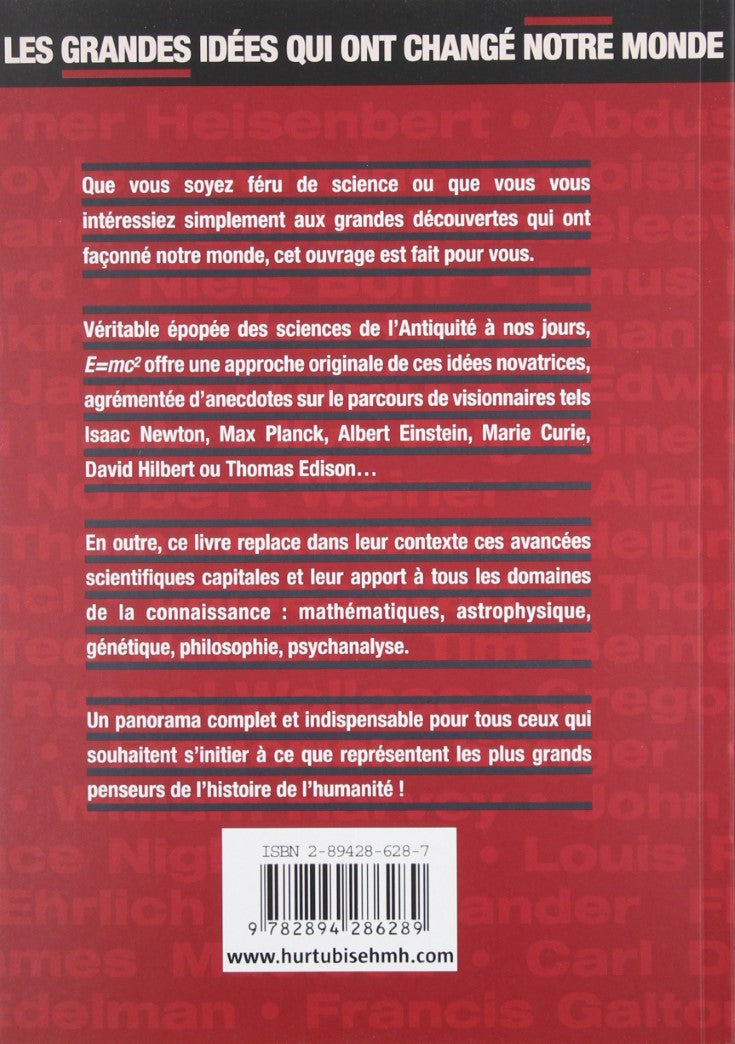 Livre E=MC2 : Les grandes idées qui ont changé notre monde - Pete Moore (Livre d'occasion) - ISBN...