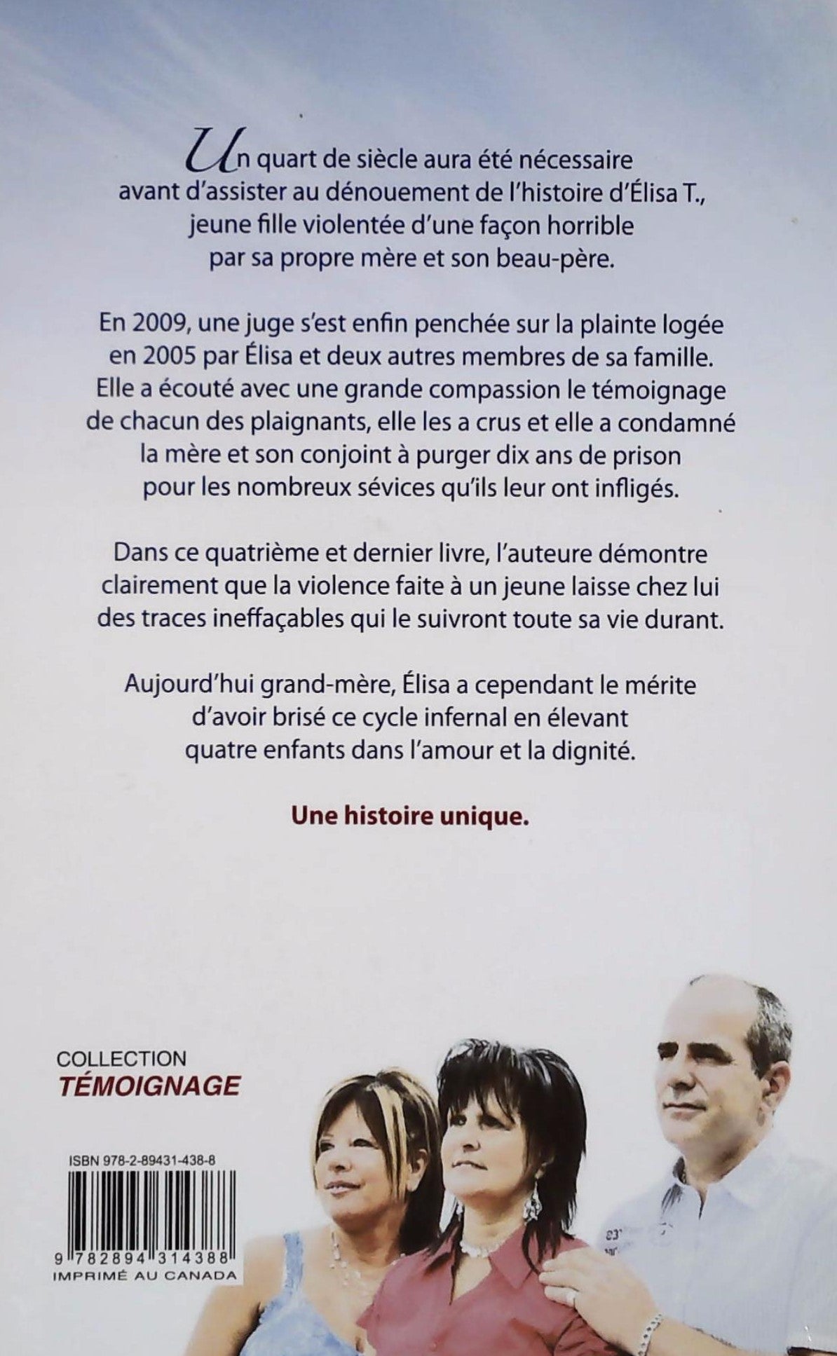 Livre Pourquoi ne m'as-tu jamais aimée? - Élisa T. (Livre d'occasion) - ISBN 2894314388