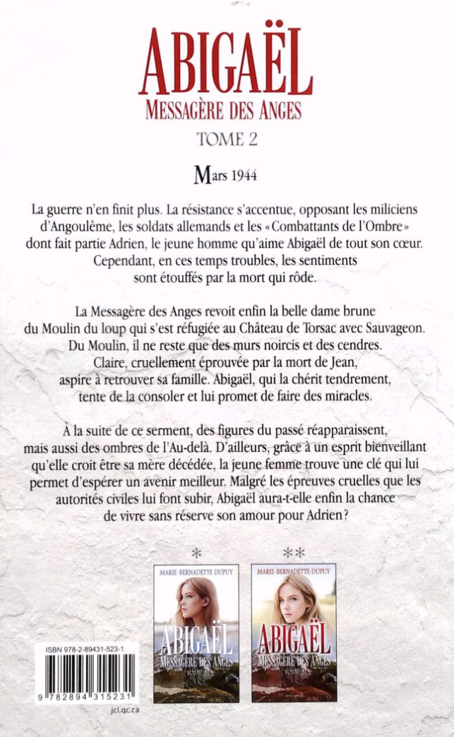 Abigaël # 2 : Messagère des anges (Marie-Bernadette Dupuy)