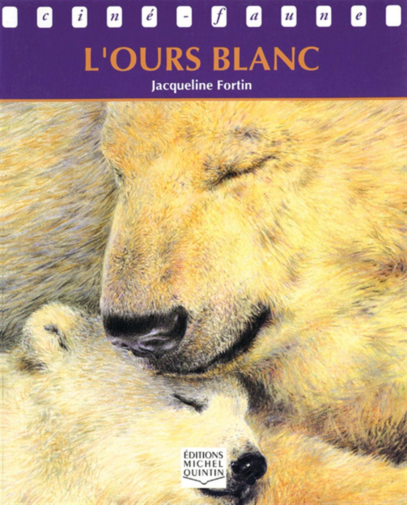 Livre L'ours blanc - Michel Quintin (Livre d'occasion)