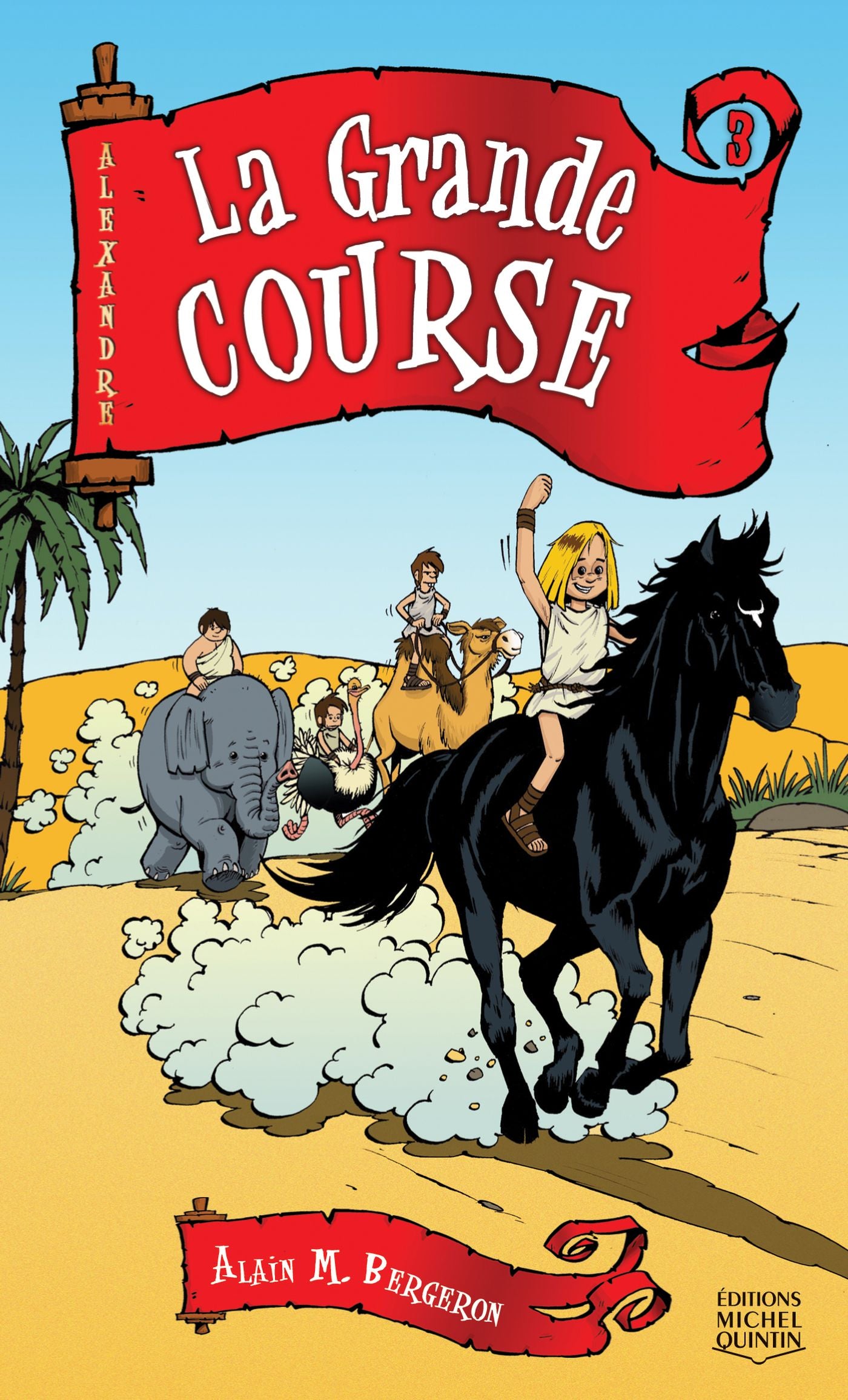 Livre La grande course - Alain M. Bergeron (Livre neuf)