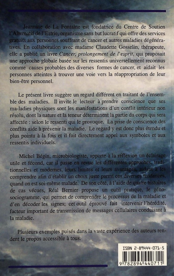 Livre Je choisis la vie - Jeannine de La Fontaine (Livre d'occasion) - ISBN 2894440715