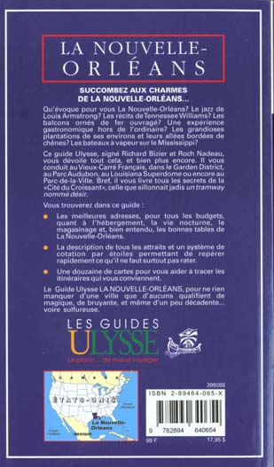 Livre La Nouvelle-Orléans (Livre d'occasion) - ISBN 289464065X