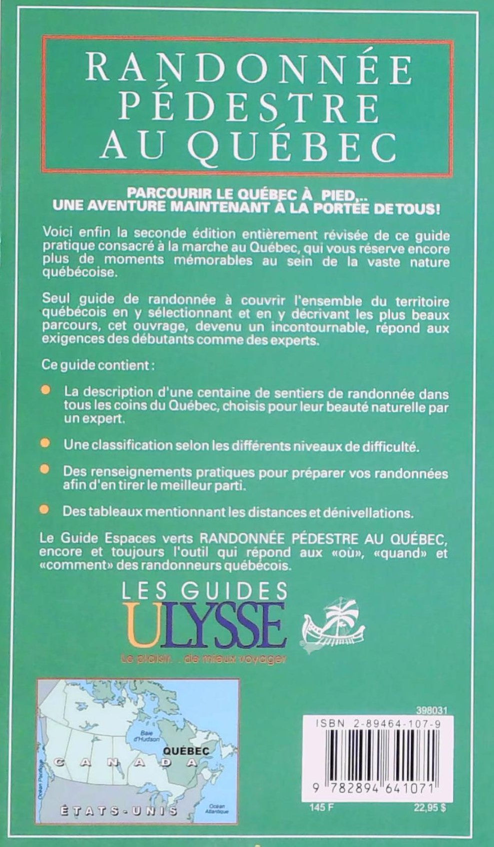 Espaces verts : Randonnée pédestre au Québec