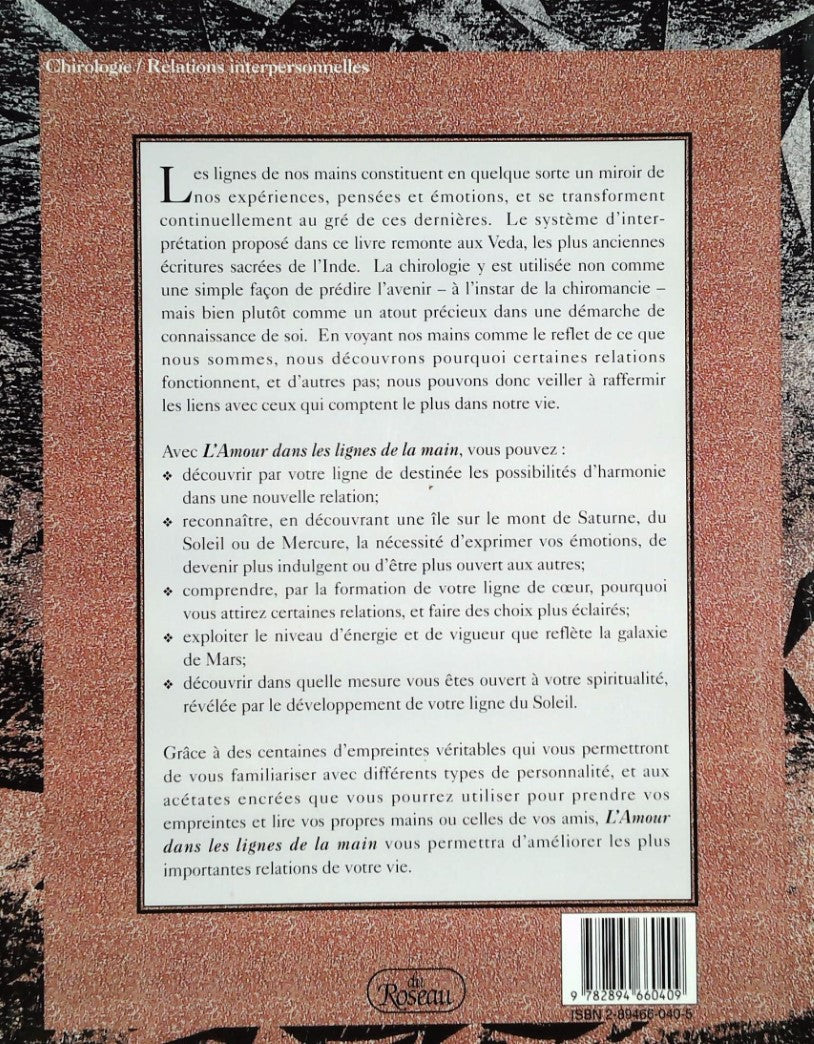 Livre L'amour dans les lignes de la main - Ghanshyam Singh Birla (Livre d'occasion) - ISBN 289466...