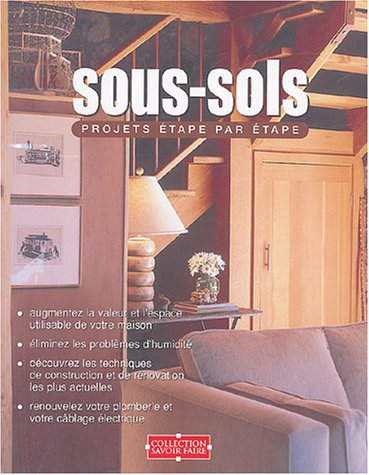 Livre Sous-sols : Projets étape par étape (Livre d'occasion) - ISBN 2895232296