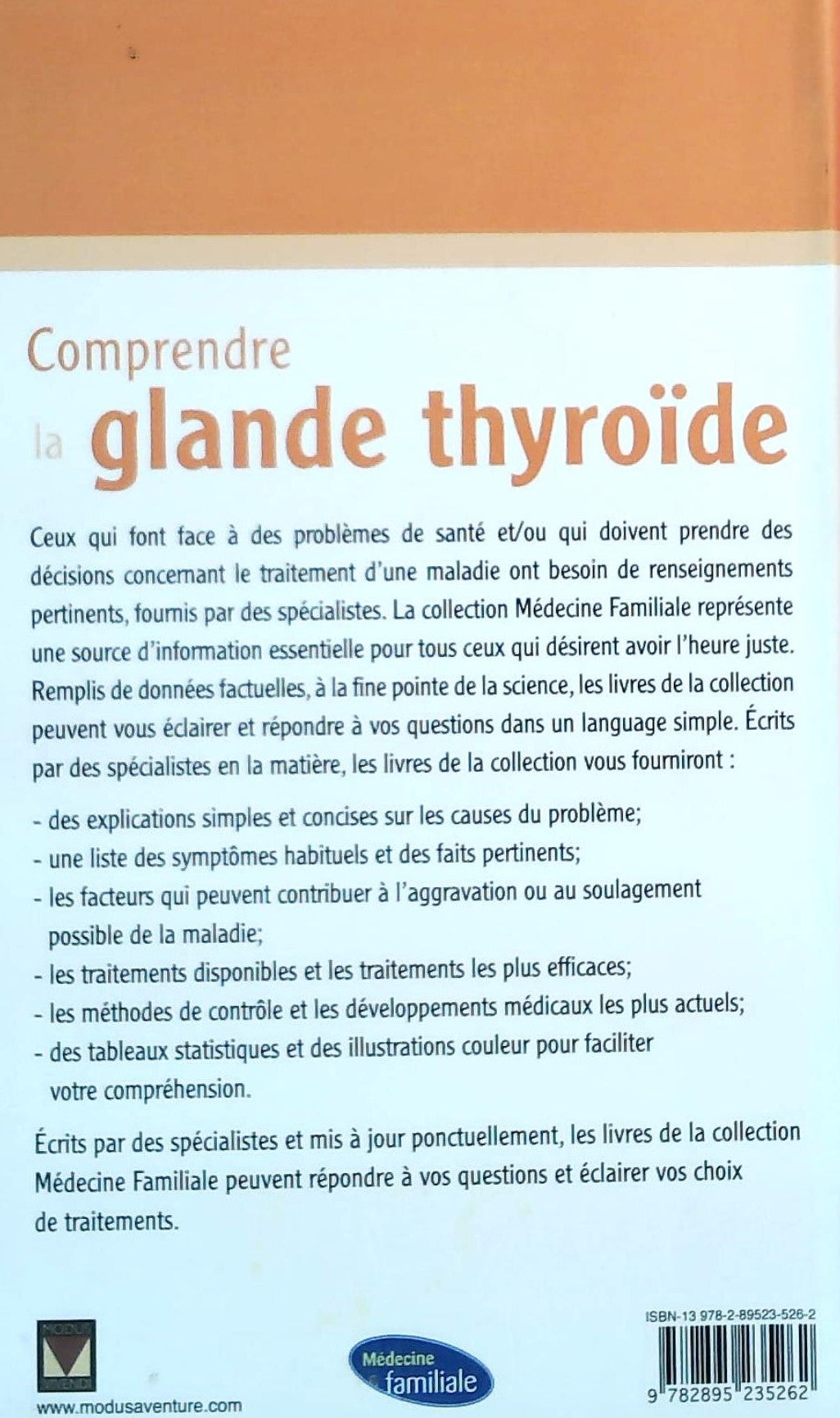 Livre Comprendre la glande tyroïde - Dr. Anthony Toft (Livre d'occasion) - ISBN 2895235260