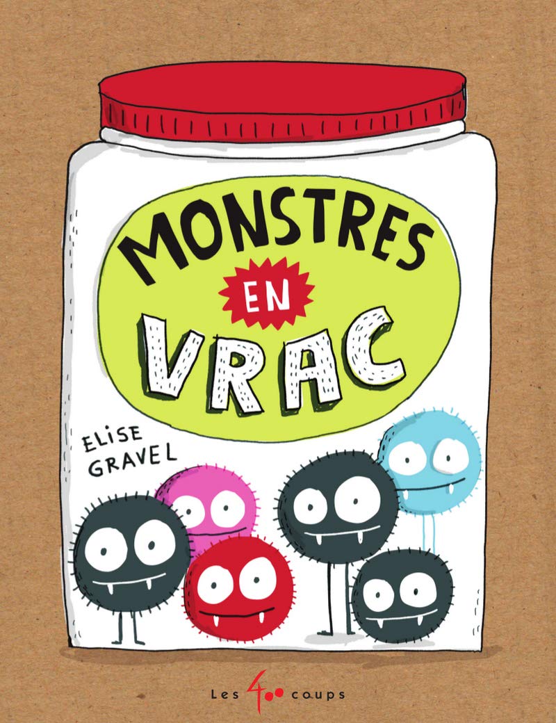Livre Monstres en vrac - Elise Gravel (Livre d'occasion)