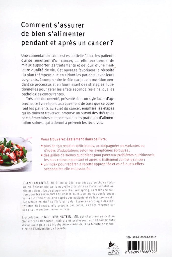Livre Mieux s'alimenter pendant et après un cancer - Jean Lamantia (Livre d'occasion)