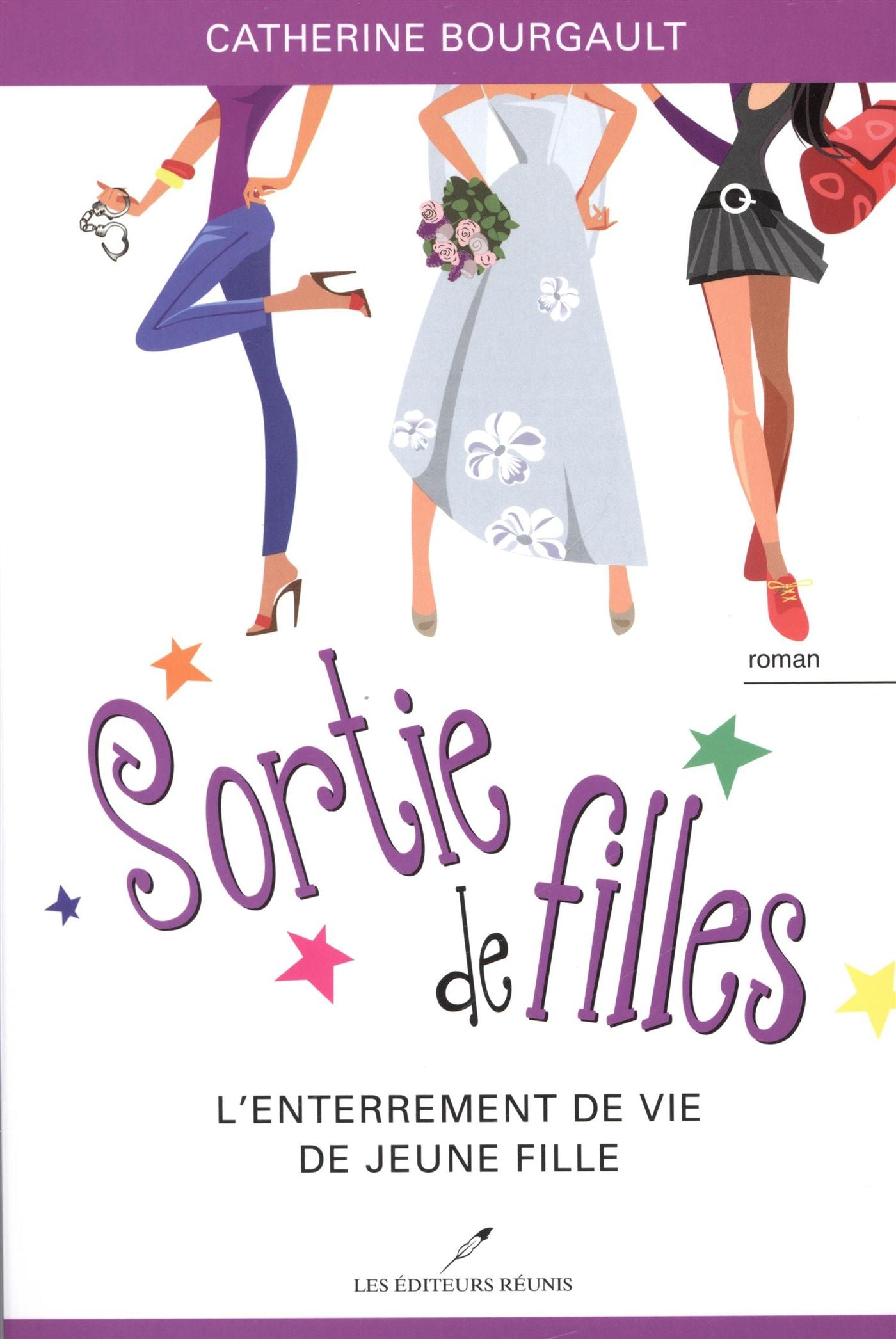Livre L'enterrement de vie de jeune fille - Catherine Bourgault (Livre d'occasion)