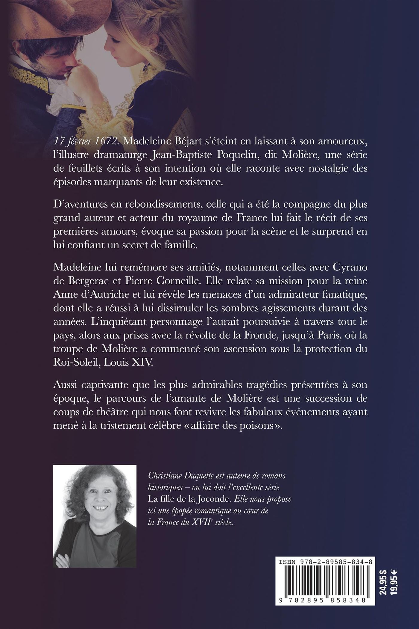 L'amante de Molière (Christiane Duquette)