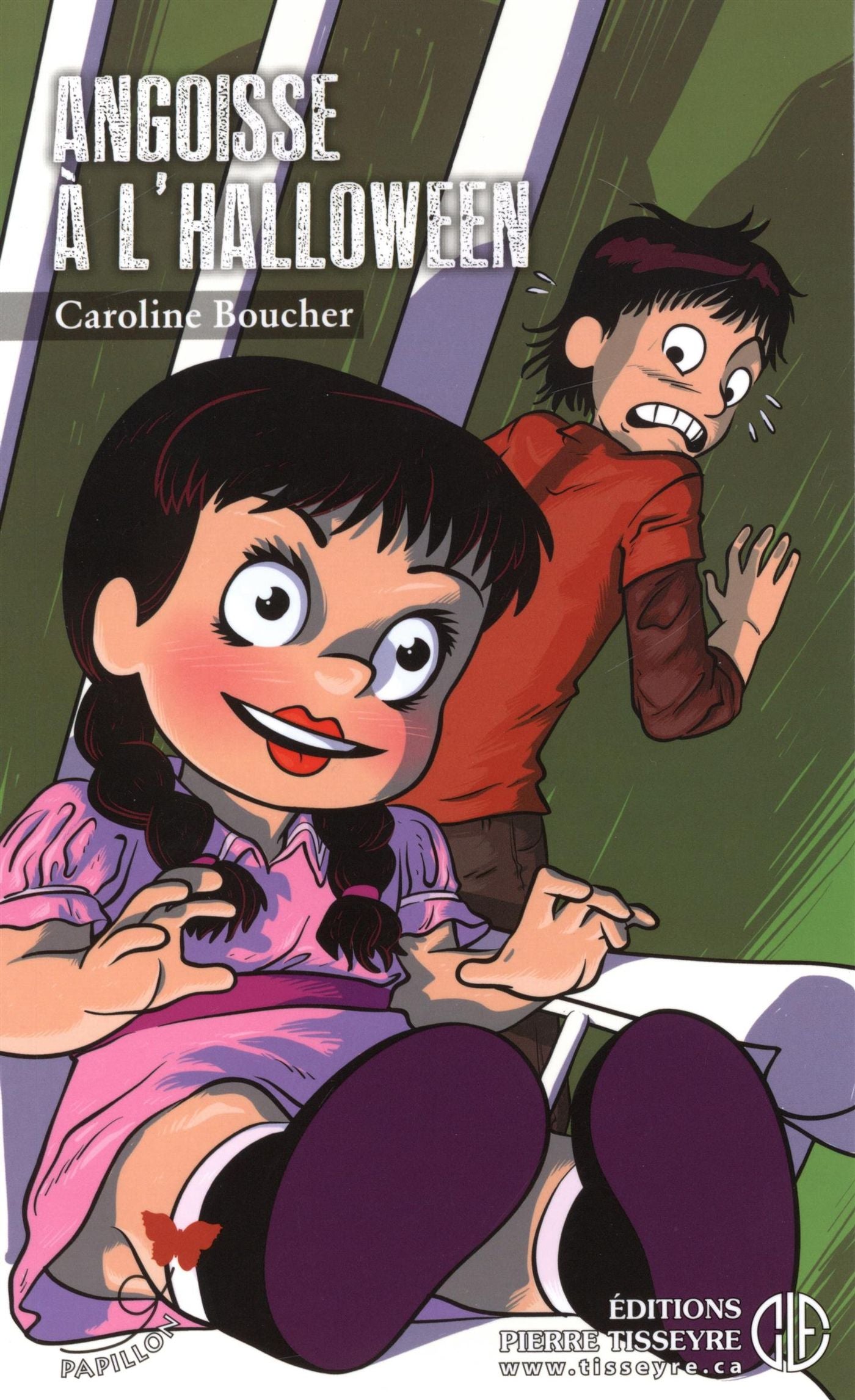 Livre Angoisse à l'Halloween - Caroline Boucher (Livre d'occasion)