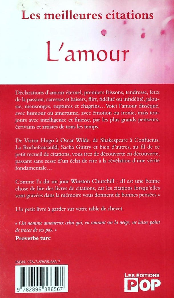 Livre Les meilleures citations : L'amour : pour rire et pour réfléchir (Livre d'occasion) - ISBN ...