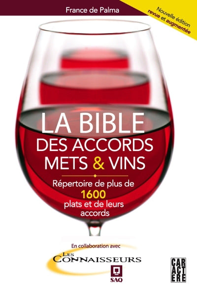 Livre La bible des accords mets et vins - France de Palma (Livre d'occasion) - ISBN 2896420657