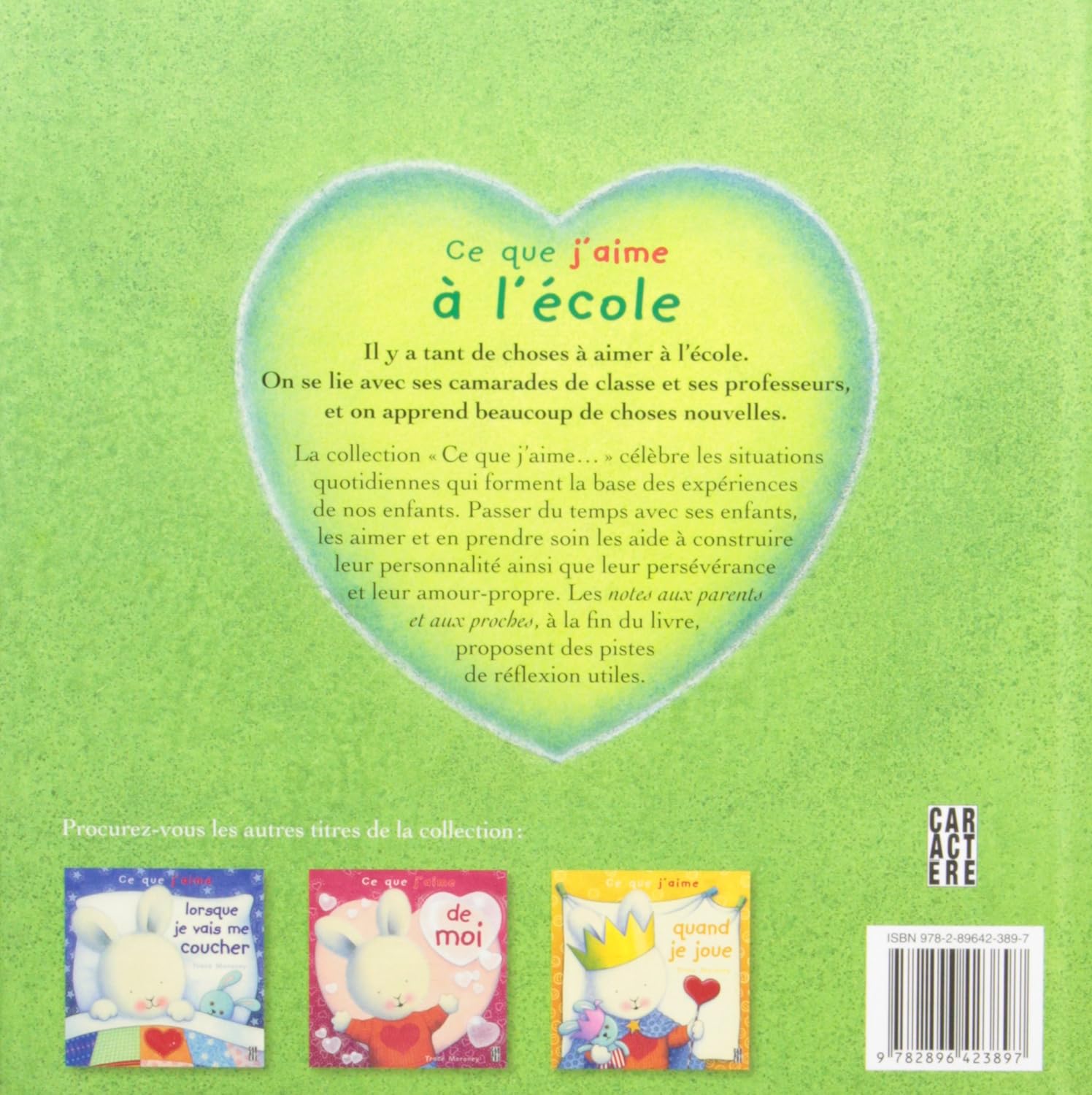 Ce que j'aime à l'école (Trace Moroney)