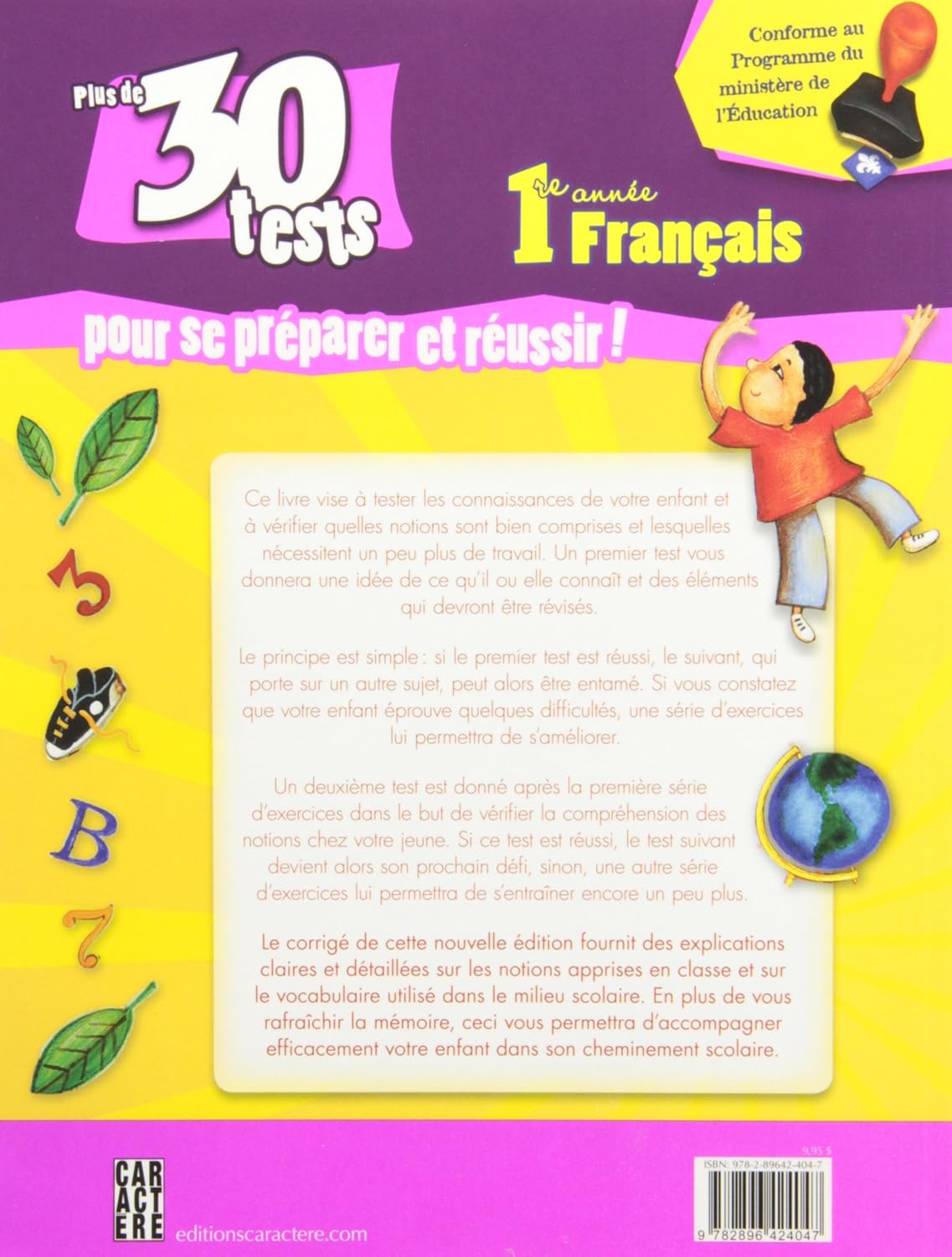 1re année français : Plus de 30 tests pour se préparer et réussir! (Colette Laberge)