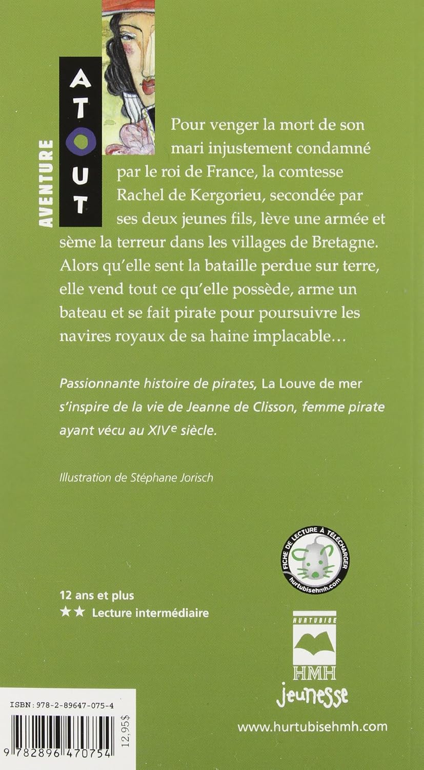 Livre La louve de mer # 1 : À feu et à sang (Laurent Chabin) (Livre d'occasion) - ISBN 2896470751