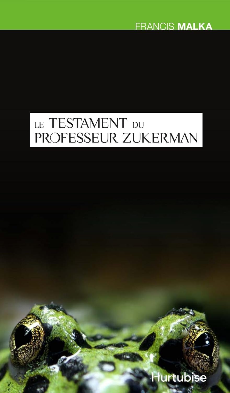 Livre Le testament du professeur Zukerman - Francis Malka (Livre d'occasion) - ISBN 2896478698