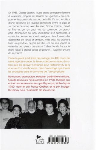 Livre Des branches de jasmin : L'art d'être un grand-père délinquant - Jasmin Claude (Livre d'occ...