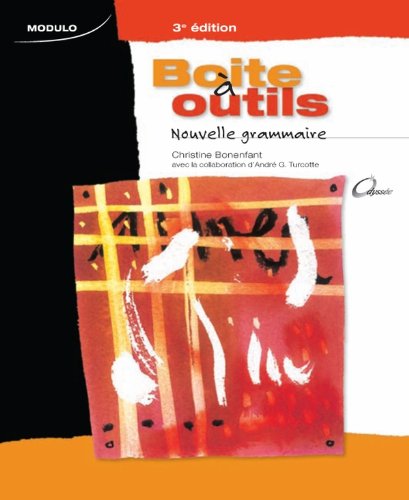 Livre Boîte à outils : Nouvelle grammaire (3e édition) - Christine Bonenfant (Livre d'occasion) -...