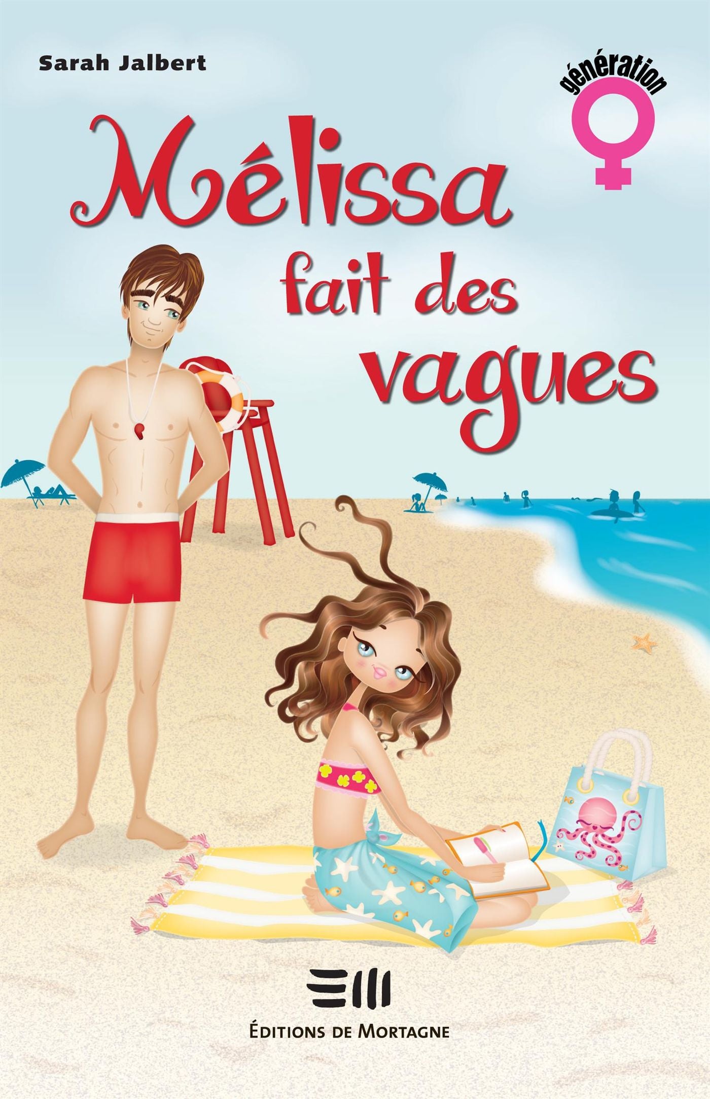 Livre Mélissa fait des vagues - Sarah Jalbert (Livre d'occasion) - ISBN 2896625844