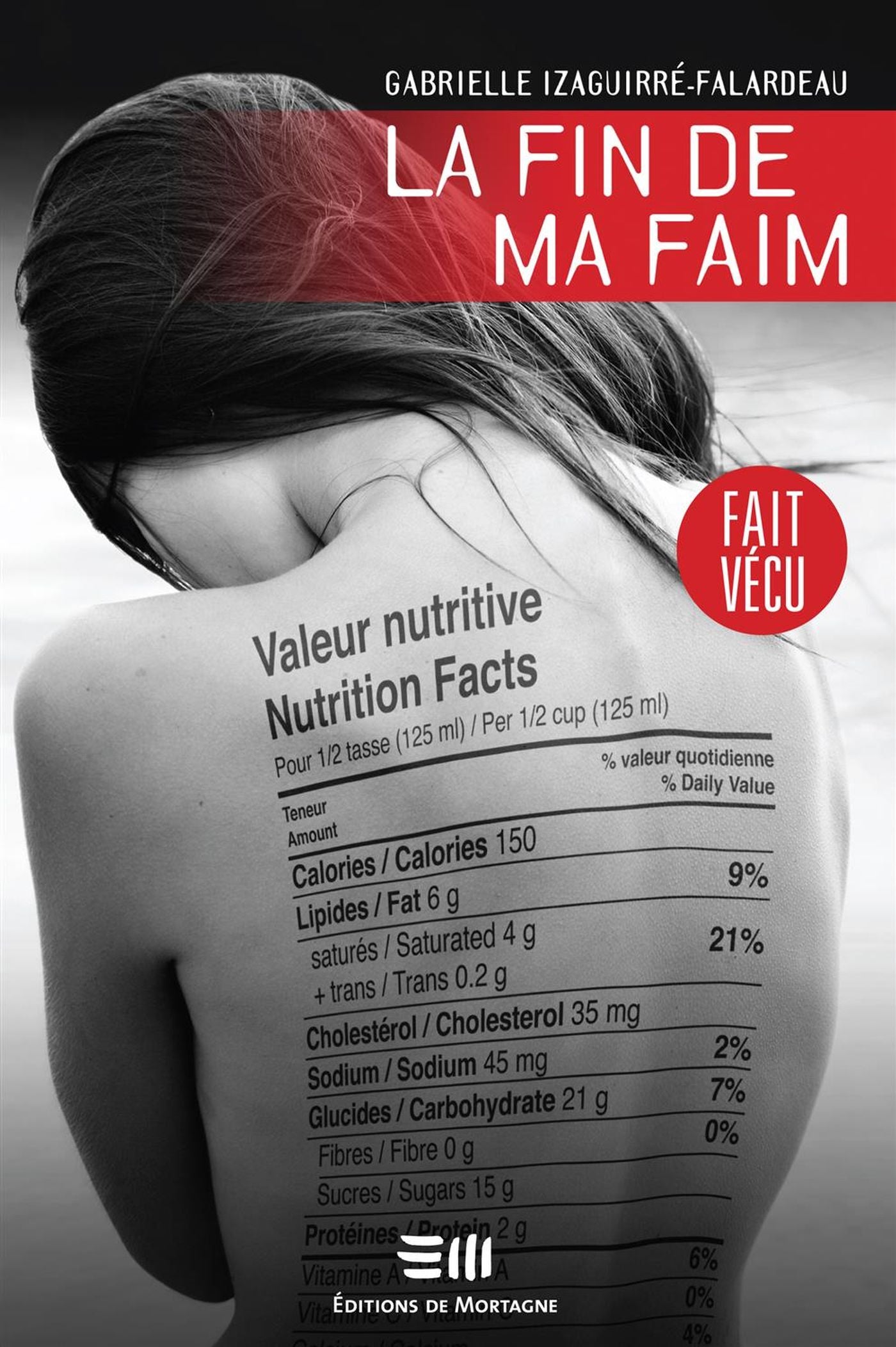 Livre La fin de ma faim (Gabrielle Izaguirré-Falardeau) (Livre d'occasion) - ISBN 2896627529