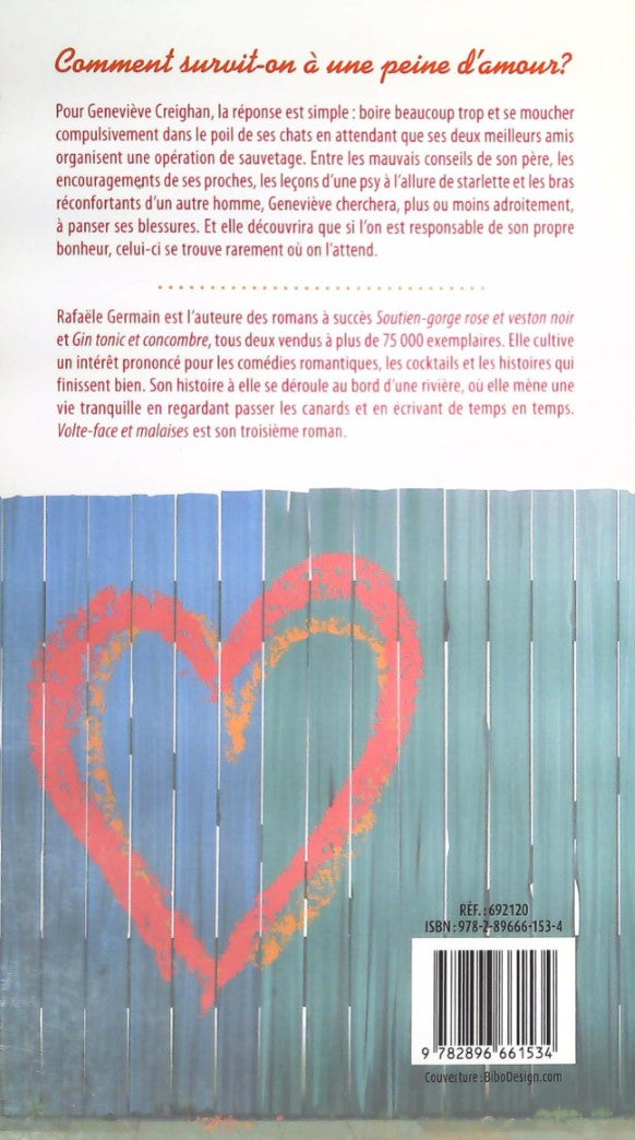 Livre Volte-face et malaises - Rafaële Germain (Livre d'occasion) - ISBN 2896661530