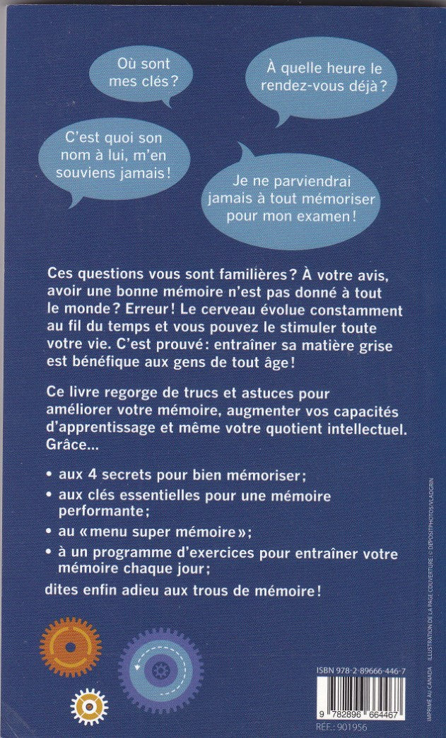 Livre Entraîner sa mémoire - Anne Dufour (Livre d'occasion) - ISBN 2896664467