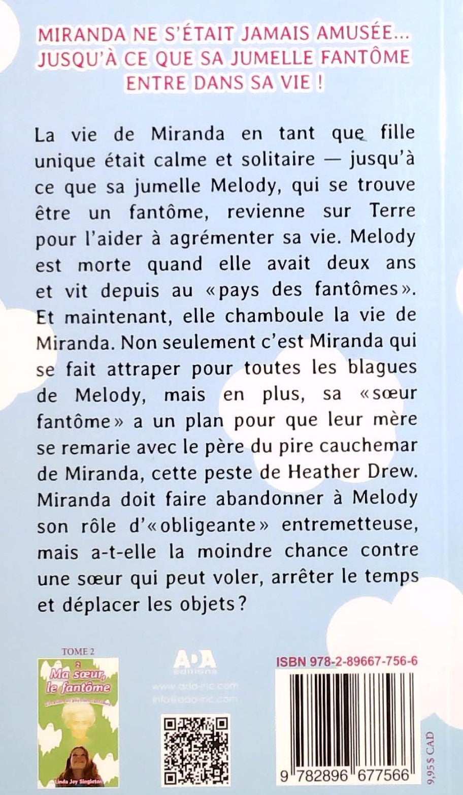 Ma soeur, le fantôme # 1 : Jumelles à nouveau (Linda Joy Singleton)