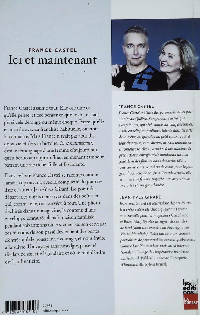 Livre Ici et maintenant (France Castel, Jean-Yves Girard) (Livre d'occasion) - ISBN 2897055103